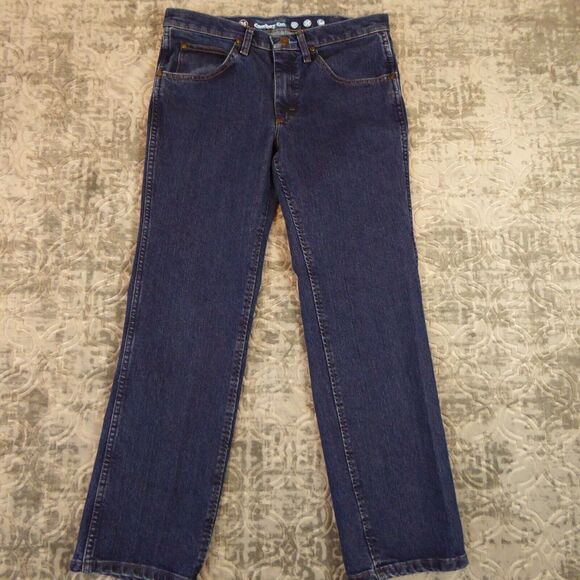 Wrangler Jeans Men's 30 x30 Midnight Rinse Premium Performance Cowboy Cut Slim - Picture 1 of 13